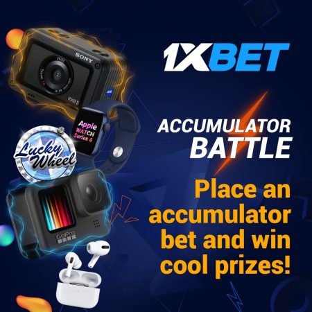 “Accumulator Battle”  at 1xBet: super promotion from a reliable bookmaker