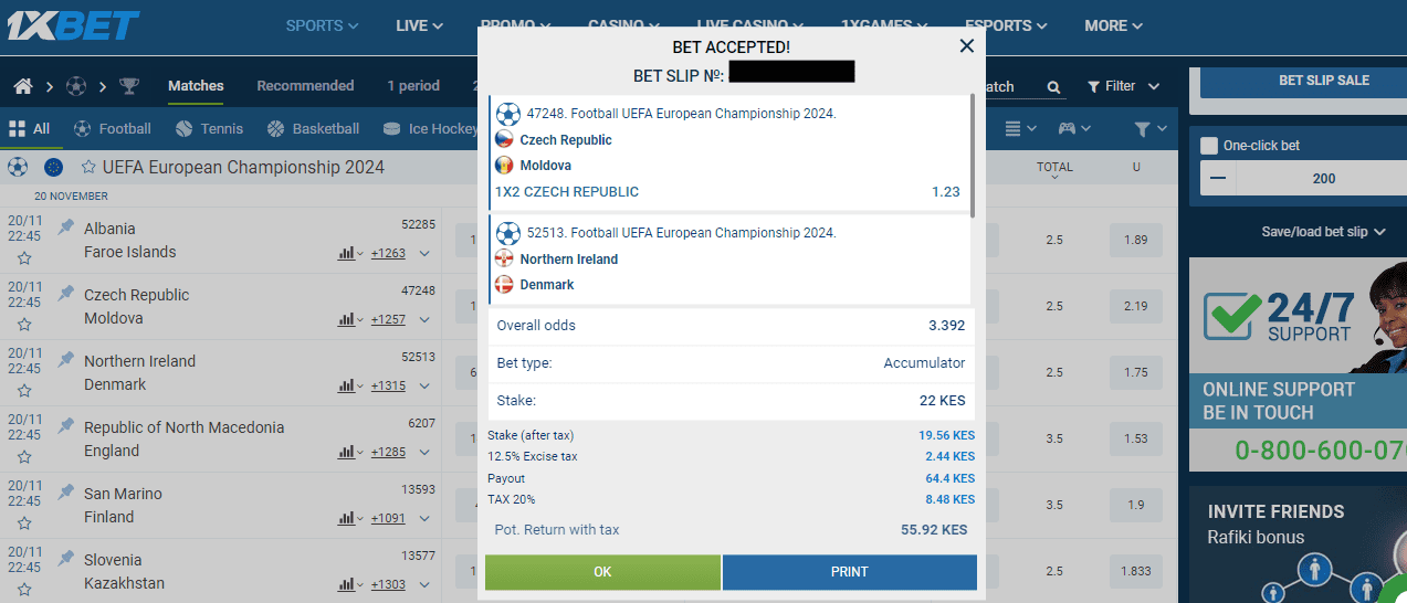 placing parlay bet on 1xbet (1)