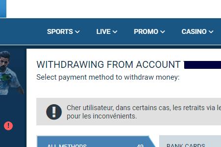 How to Withdraw Money from 1xBet in Cameroon