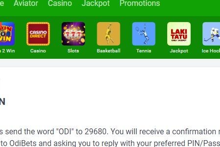 How to register for an Odibets account and bet via SMS